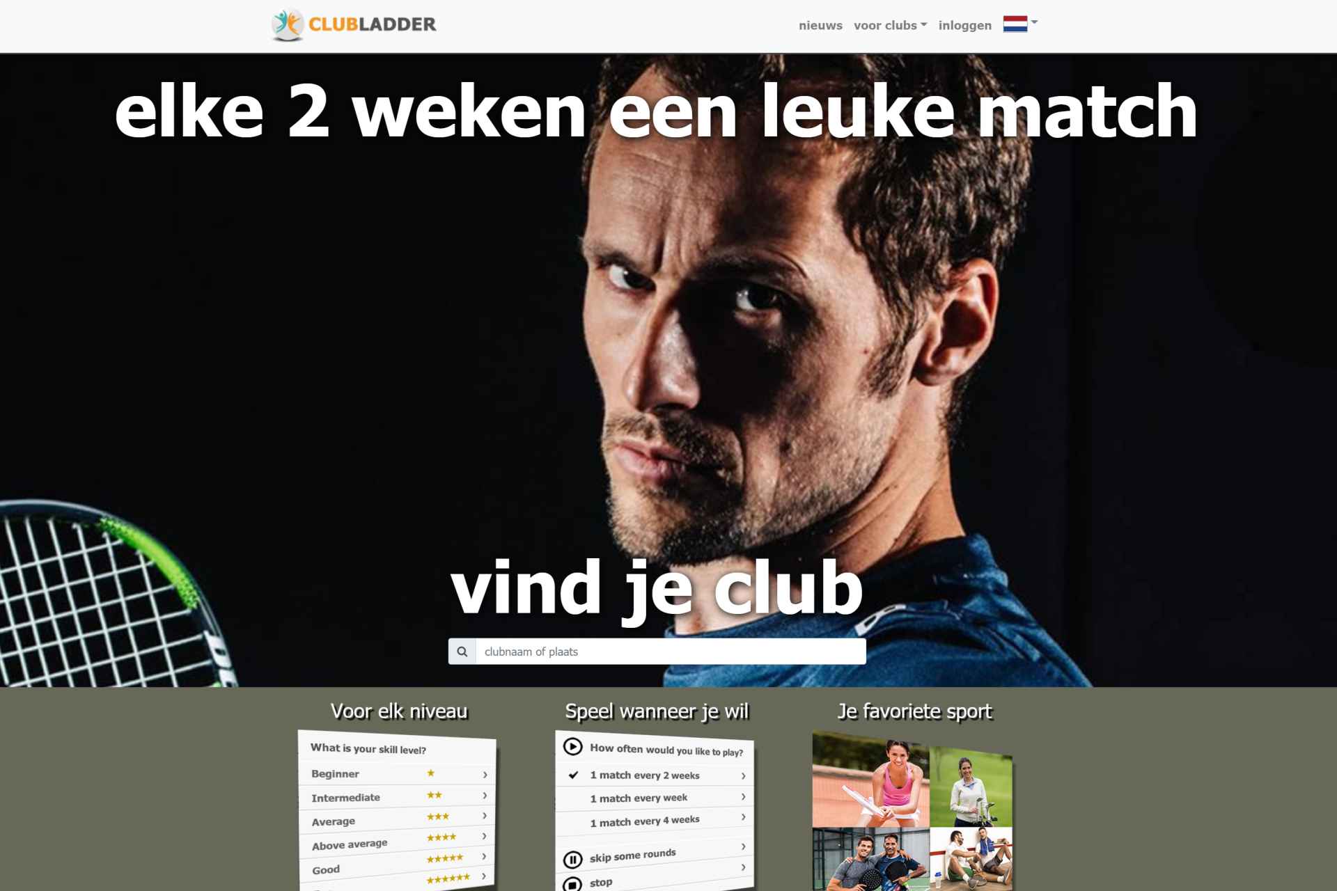 Clubladder bij Triomf gaat weer van start!
